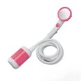 thumbnail image 1 of Camp Shower Pump, Portable Shower Highly Precise Waterproof Technology  for Pet Cleaning Pink, 1 of 7