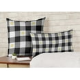 thumbnail image 2 of Vargottam Square Pillow Cover - Decorative Pillow Covers12x12 Inches,PrintedWhite & BlackThemePillowcase, DecorativeSquareCushionCovers, 2 of 4