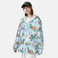 thumbnail image 3 of KLL Imprimé Tortue de Mer Colorée Veste à Capuche Extérieure Protection Solaire UPF 50+ pour Hommes et Femmes Manches Longues Pêche Randonnée Performance Chemise-TTG, 3 of 7