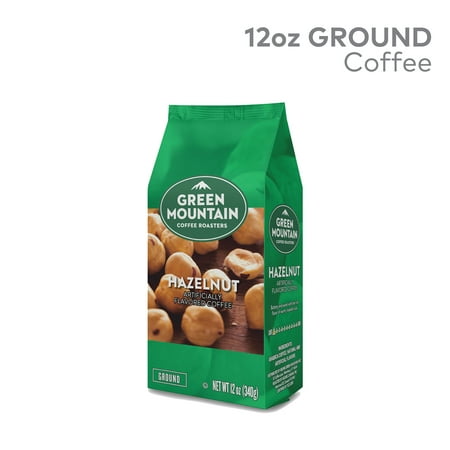 Green Mountain Coffee Roasters, Hazelnut, Ground Flavored Coffee, Light Roast, Bagged