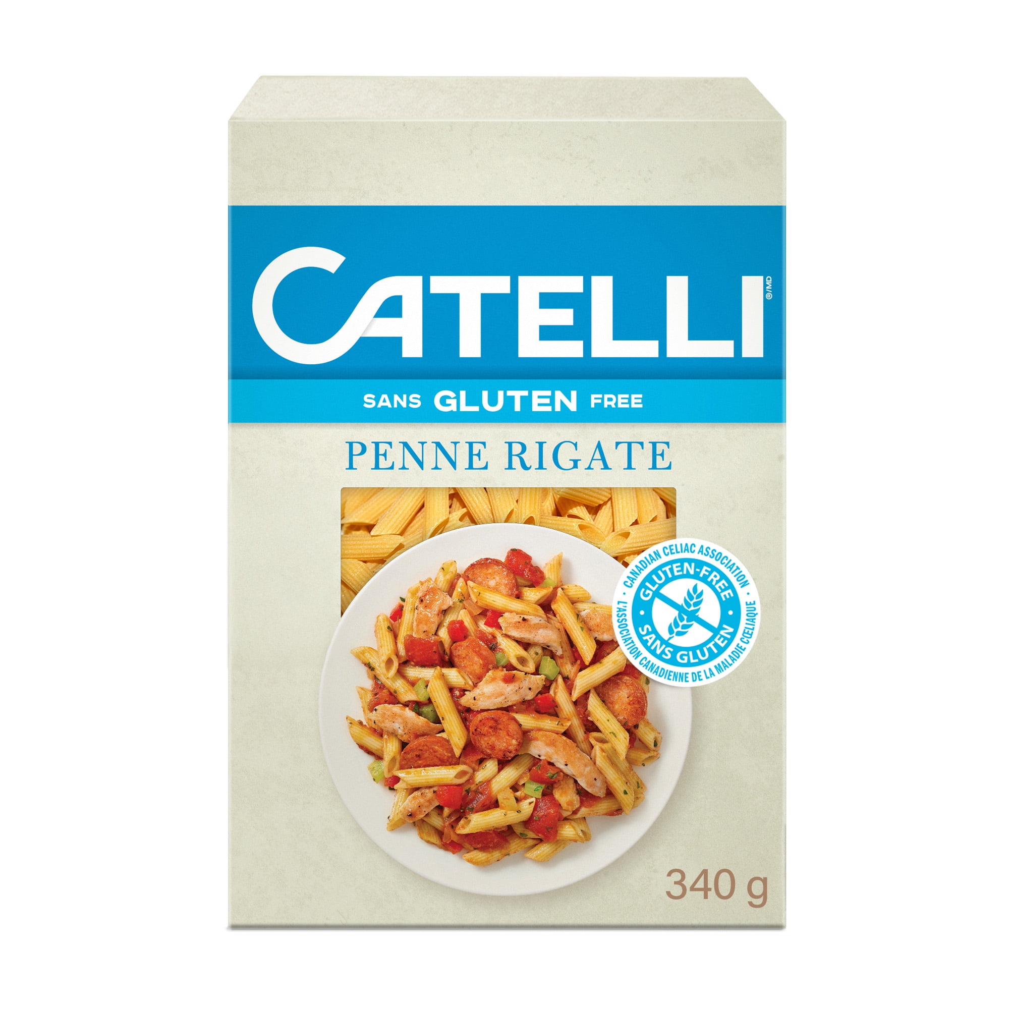 Catelli Gluten Free Penne Rigate Pasta, 340g, 340 g