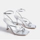 thumbnail image 5 of Sandalias DREAM PAIRS Sylvestra Plateadas con Tiras y Tacón de 8.5 cm, 5 of 8