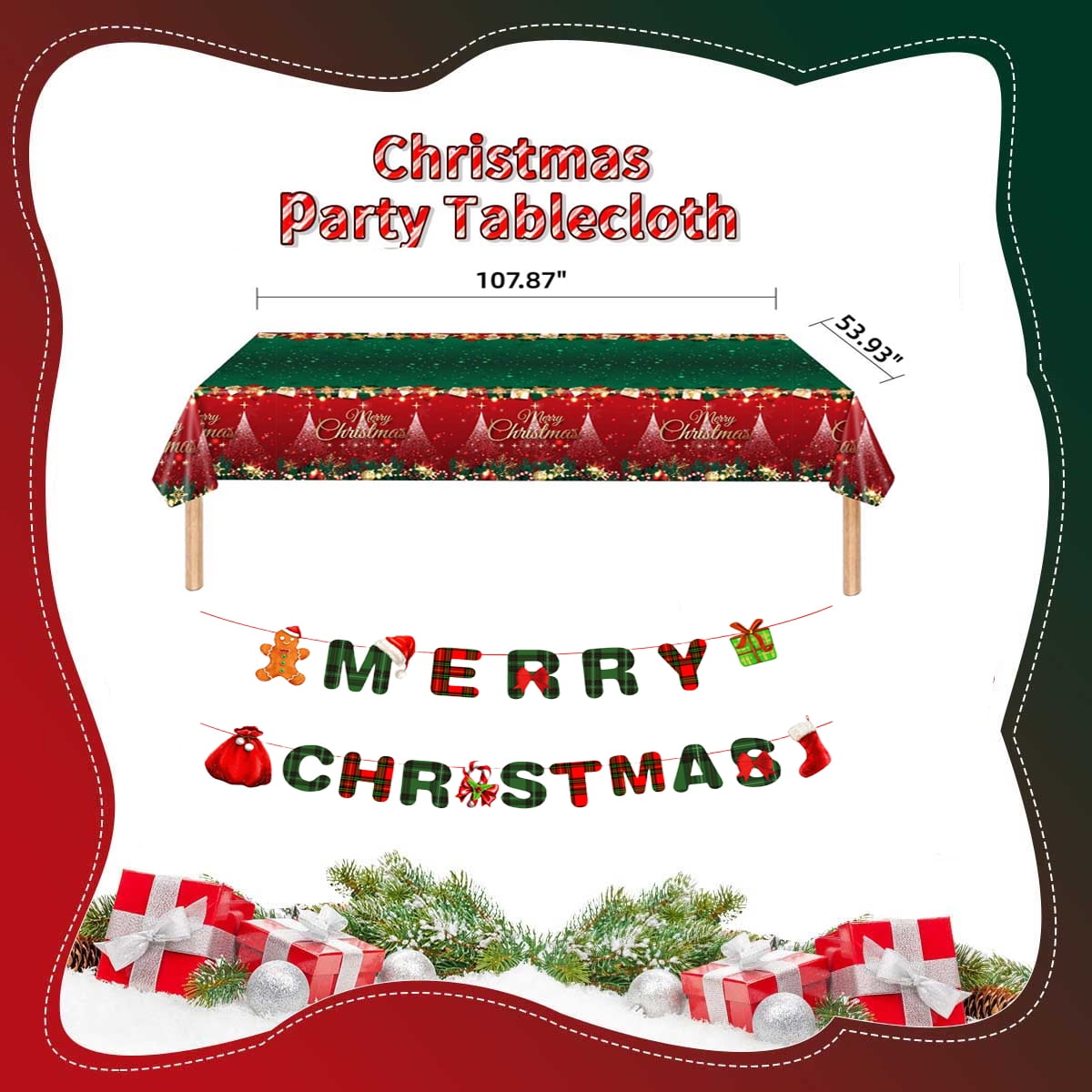 Christmas Paper Plates Christmas Tableware Dinnerware Christmas Party Supplies Disposable Plates Napkins Cups Cutlery Tablecloth Serve 16 Design1