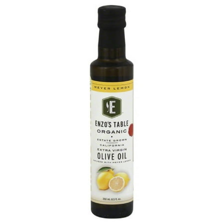 - Enzos Table Meyer Lemon Extra Virgin Organic Olive Oil, 250 Ml (Pack of 6)