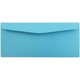 thumbnail image 2 of JAM Paper No. 10 Window Envelopes, 4 1/8 x 9 1/2, Blue, 500/Box, 2 of 3