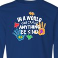 thumbnail image 4 of Inktastic In a World You Can Be Anything Be Kind Autism Awareness Long Sleeve Youth T-Shirt, 4 of 5