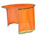 thumbnail image 1 of Parasol de malla con ala completa para casco de seguridad, para hombre y mujer, para jardinería Naranja, 1 of 9