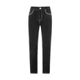 thumbnail image 4 of Men’s Straight Fit Jeans with Contrast Stitching Classic Five Pocket Design Durable Denim Pants for Everyday Wear, 4 of 6