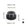 thumbnail image 2 of Unique Bargains 12.7mm Aperture 30T Mod 1 45# Steel Spur Diff Differential Motor Pinion Gear, 2 of 5