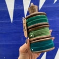 thumbnail image 3 of 6" Green, Olive Green, and Blue Arts and Crafts Supplies Velvet Trio Spindle, 3 of 5