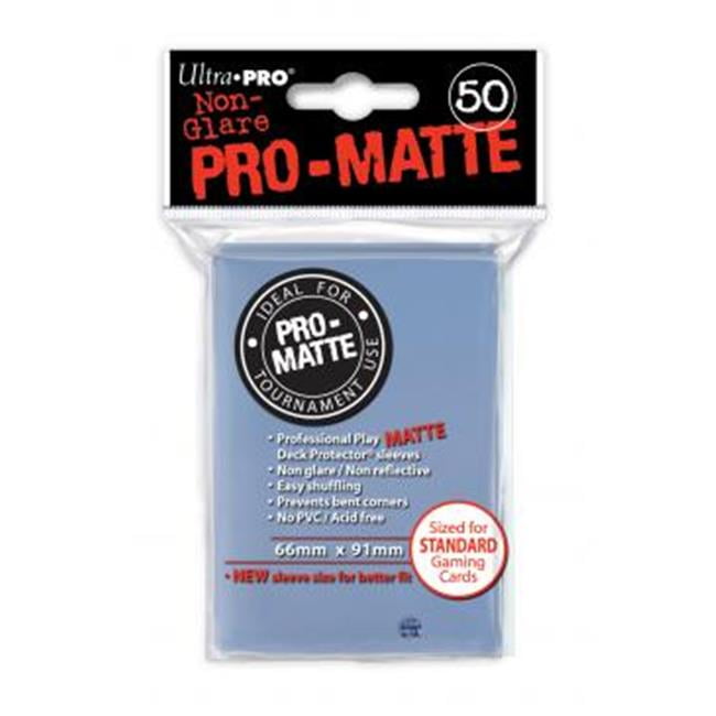 60 Bustine Protettive NEW Ultra PRO MATTE Small Size Sleeves • Trasparenti Clear 