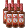 George’s Beverage Company 6 Pack Franks Red Hot Mix - 1L Bottle - Gluten Free, All Natural Mixer