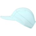thumbnail image 2 of Unisex Soft Brim Performance Running Cap Quick Dry Cool Sports Cap Lightweight Stretch Nylon Baseball Cap UPF50+ light blue, 2 of 3