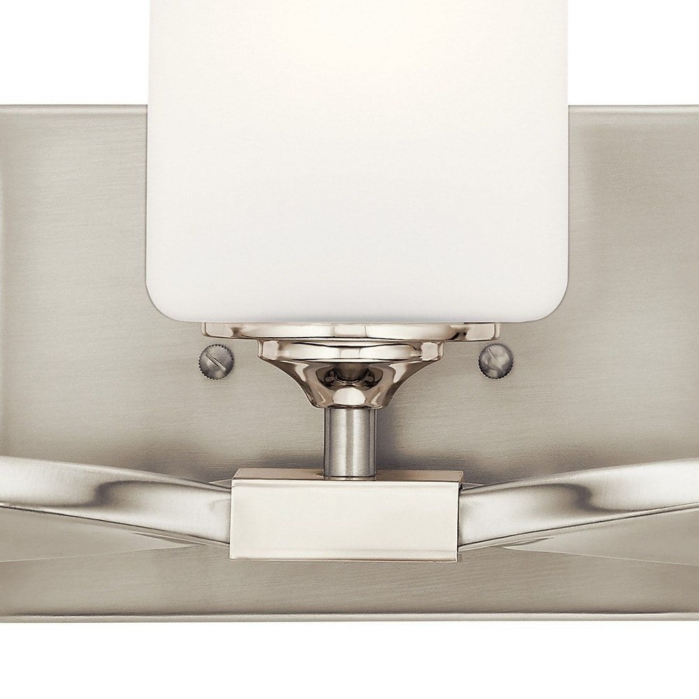 3 Light Soft Vanity Light Approved for Damp Locations with Soft Contemporary Inspirations 8 inches Tall By 22.75 inches Wide-Champagne Bronze Finish