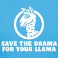 thumbnail image 3 of CafePress - Drama Llama Women's Dark T Shirt - Women's Traditional Fit Dark T-Shirt, 3 of 4