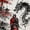 Cream Red, variant on Homewish Traditional Samurai Print Twin Comforter Sets,Japanese Ink Painting Bedding Set,Black Reversible,2 Pieces,1 Comforter and 1 Pillowcase
