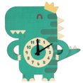 thumbnail image 1 of Reloj De Péndulo De Dinosaurio De Madera Diy, Reloj De Pared De Dibujos Animados Novedosos Para Niños Para Dormitorio, Estudio, Decoración De Sala De Estar Cateissary HA016994-00, 1 of 6