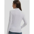 thumbnail image 5 of T-Shirt Women Long Sleeve Mock Neck Slim Fit Tops Base Layer Soft Lightweight Stretch Undershirts, 5 of 6