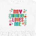 thumbnail image 4 of Inktastic My Godmother Loves Me Girls Girls Toddler Dress, 4 of 5