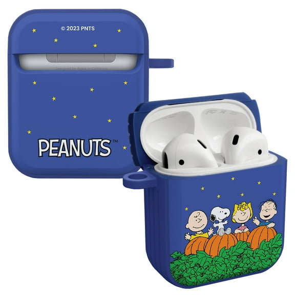 Peanuts Halloween HD Case Cover Compatible with Apple AirPods Gen 1 & 2 (Pumpkin Patch) by Affinity Bands