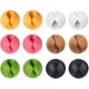 thumbnail image 1 of 12 organizadores de cables de colores, clips multiusos para cables, gestión de cables, 1 of 5