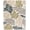 Ivory/Gray, variant on SAFAVIEH Jardin Aiden Leaves Runner Rug, Ivory/Brown, 2'3" x 8'