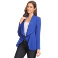 thumbnail image 2 of Women's Casual Long Sleeve Solid Open Blazer Jacket, 2 of 4