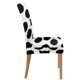 thumbnail image 3 of Funda protectora ABPHQTO para silla con diseño de lunares grandes y caras de gato Juego de 1, 3 of 4