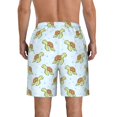 thumbnail image 3 of Naloa Cartoon Sea Turtle Men's Beach Shorts, Surfing shorts, Swim trunks, Quick Dry Swim Trunks for Surfing Beach Fun - 3X-Large, 3 of 9