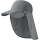 thumbnail image 1 of UPF 50+ Foldable Fishing Hat Baseball Cap with Removable Neck Flap Portable for Men Women Golf Hiking, 1 of 5
