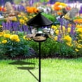 thumbnail image 6 of Cadancy Bird Feeder for Outdoor Garden, 40 in Metal Standing Bird Feeding Station with Tray, Weatherproof Wild Bird Seeded Holder Lawn Backyard Patio Decoration, 6 of 7
