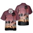 thumbnail image 3 of Camisas estampadas con cocoteros de playa hawaianas para hombres, ropa informal para la playa hawaiana, blusas Y2k de manga corta para vacaciones para hombres, 3 of 5