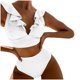 thumbnail image 1 of MKLEKYY Trajes De Baño Hombre Natacion New Multicolor Ruffled V Neck Split Swimsuit High Waist Split Bikini Women'S, 1 of 4