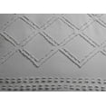 thumbnail image 3 of Swift Home Diamond Textured Soft Touch Duvet Cover Set, All Season Bedding with Zipper Closure, Includes Pillow Shams, Full/Queen, Light Gray, 3 of 5