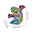 thumbnail image 3 of Decoraciones de Halloween, adornos de Halloween, regalos de Halloween, luces LED fantasma espeluznantes de 15.7 pulgadas, adorno decorativo fantasma brillante lindo de Halloween, accesorios de terror,, 3 of 9
