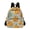 Cute Pumpkin and Leaf, variant on Mini Backpack Purse for Women Quilted Casual Daypack Small Travel Shoulder Bag, Lovely Long Ear Dog