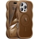 thumbnail image 1 of Funda magnética para iPhone 16 Pro, compatible con MagSafe, diseño de marco ondulado transparente 2025, funda protectora de borde suave, bonita, transparente, mate, a prueba de golpes, 1 of 6