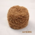 thumbnail image 1 of Zhuge Hilo de chenilla grueso para tejer voluminosos y esponjosos, hilo de chenilla, hilo de felpa suave, 100 g, marrón, 1 of 4