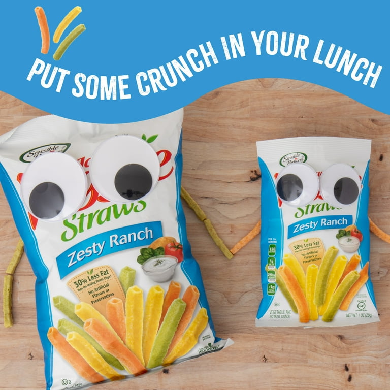 Sensible Portions, Veggie Straws Variety Pack, 24 ct, 1 oz snack