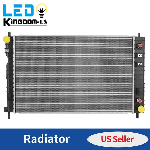LEDKINGDOMUS Direct Fit Radiator for 2005 Chevrolet Equinox LS/LT 3.4L V6, OEM 15246426 & CU2764 Replacement (CAP NOT INCLUDED)