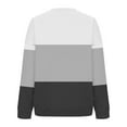 thumbnail image 6 of Ashirexll Crewneck Sweatshirts Oversized Sweatshirt Winter Tops Womens Long Sleeve Tops Casual Printed Hoodless Blouse Loose Fitting Long Sleeve Pullover, 6 of 6
