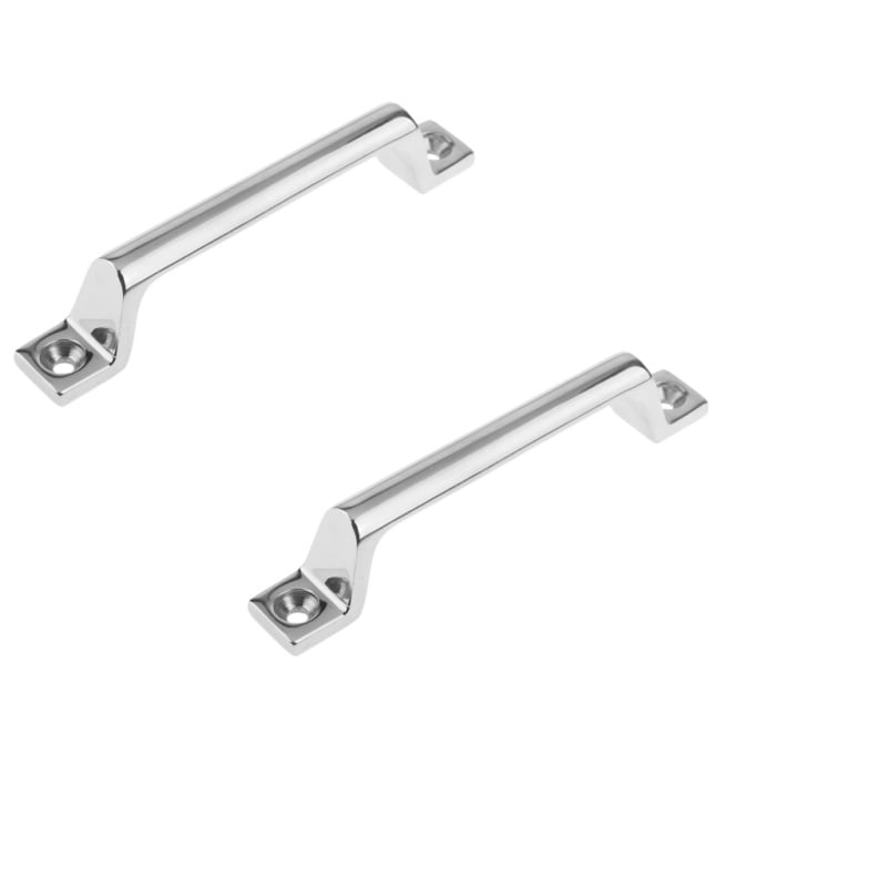 2x Boat 316 Stainless Steel 6.3" Grab Handle Handrail Polished Surface 
