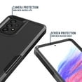 thumbnail image 4 of Xhy for Samsung Galaxy A53 5G Case With Black Silk Screen Protector Military Grade Full Body Double Layer Protection Shockproof Drop TPU Durable Removable Galaxy A53 5G Phone Case - Black, 4 of 10