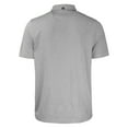 thumbnail image 3 of Men's Cutter & Buck Heather Gray Baltimore Orioles Big & Tall Forge Eco Heathered Stripe Stretch Recycled Polo, 3 of 3