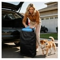 thumbnail image 3 of WDZS 3-Wheel Pet Stroller, Foldable Travel Jogger for Small & Medium Dogs & Cats (Up to 33lbs), Lightweight Carrier with Breathable Mesh Cover, Cup Holder & Storage Basket, Sky Blue Polka Dots, 3 of 8