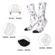 thumbnail image 5 of Fotbe Lavender Flowers Calcetas Largas con Estampado para Hombre y Mujer – Calcetas de Compresión Transpirables y Elásticas, Viajar y Uso Diario Talla 5-11, 5 of 6