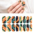 thumbnail image 6 of Gazechimp 16Pcs Full Nail Wraps Manicure Nail Art Decoration Gel Nail Strips for Salon, 6 of 8