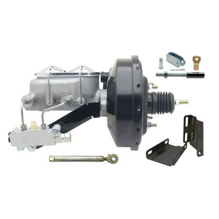 - 1960-66 Chevy Truck C10 C20 9 Power Brake Booster Kit Side Disc/Drum