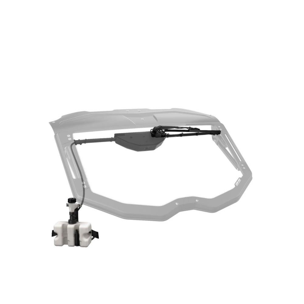 Can Am Maverick X3 Power Flip Windshield Wiper Washer Kit Oem New
