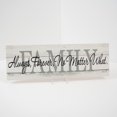 thumbnail image 2 of Family Always, Forever… Farmhouse Rustic Looking Home Decor Wood Sign Gift 8x24 Wood Sign B3-08240062002, 2 of 7